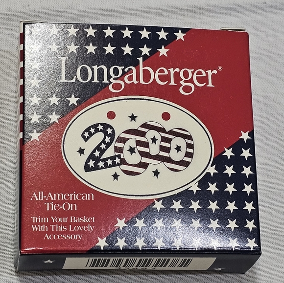 Longaberger Basket Tie-On #35483 - 'All American' - 1999 - Picture 8 of 8